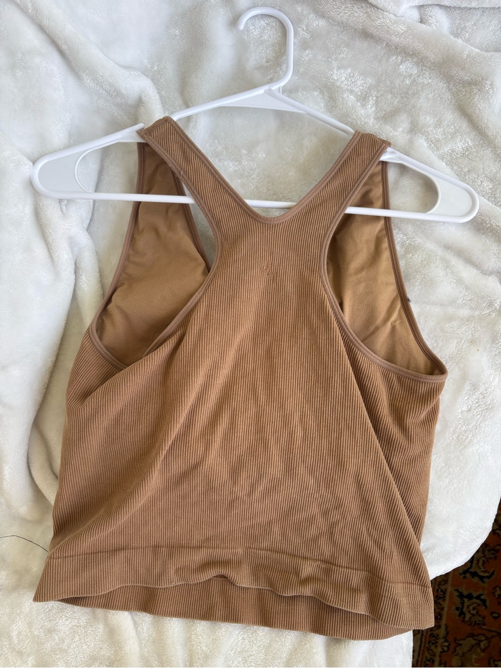 Target Ribbed V-Neck Tank Top - Tan Brown - Picture 2 of 2